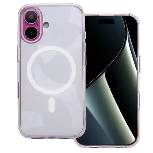 Flash Mag phone case with MagSafe support for iPhone 16 gray