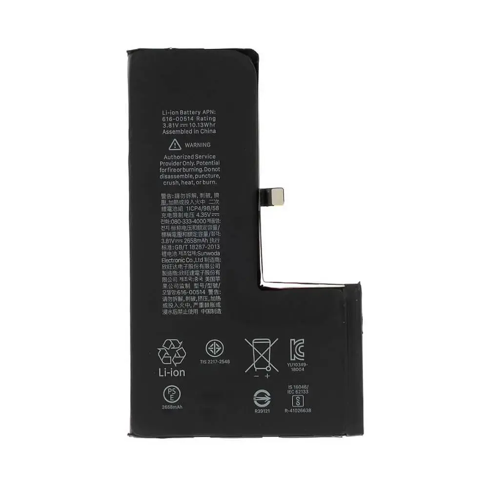 Battery for iPhone XS Battery 2658mAh Li-Ion (Bulk)