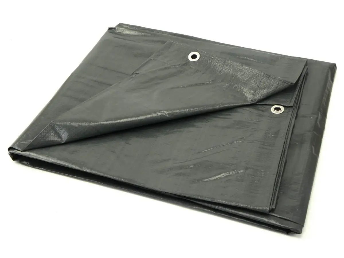 PE tenta 6x12m īpaši bieza pelēka 120gsm