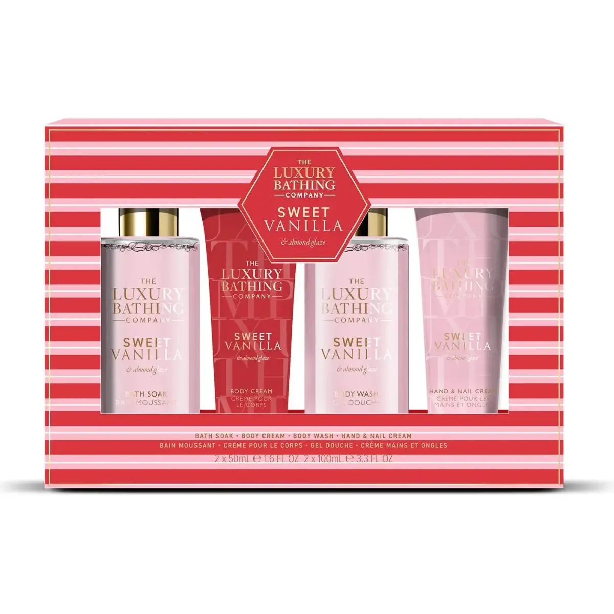 Grace Cole, Set Regalo Bellezza, Set Bagno Vaniglia E Mandorla (Set per La Cura Del Corpo)