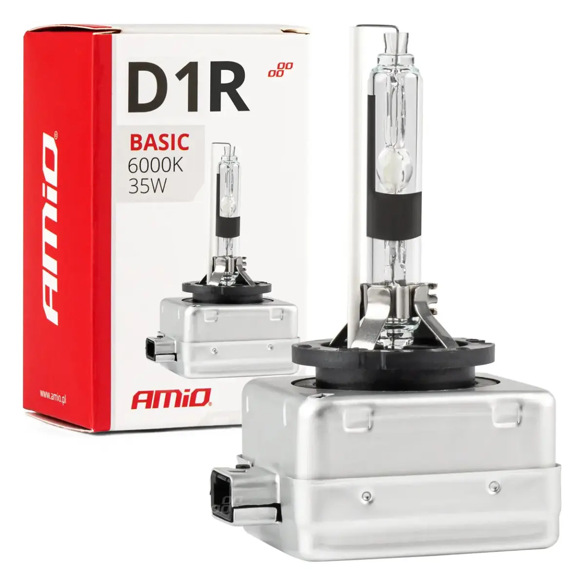 Xenon bulb type D1R 35W 6000K AMiO BASIC