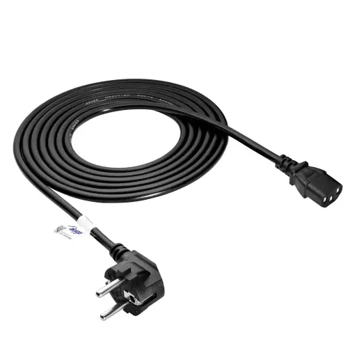 Power cable Akyga AK-PC-06A CCA CEE 7|7 | IEC C13 3 m