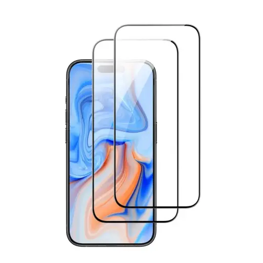 ESR TEMPERED GLASS 2-PACK IPHONE 15 BLACK Photo