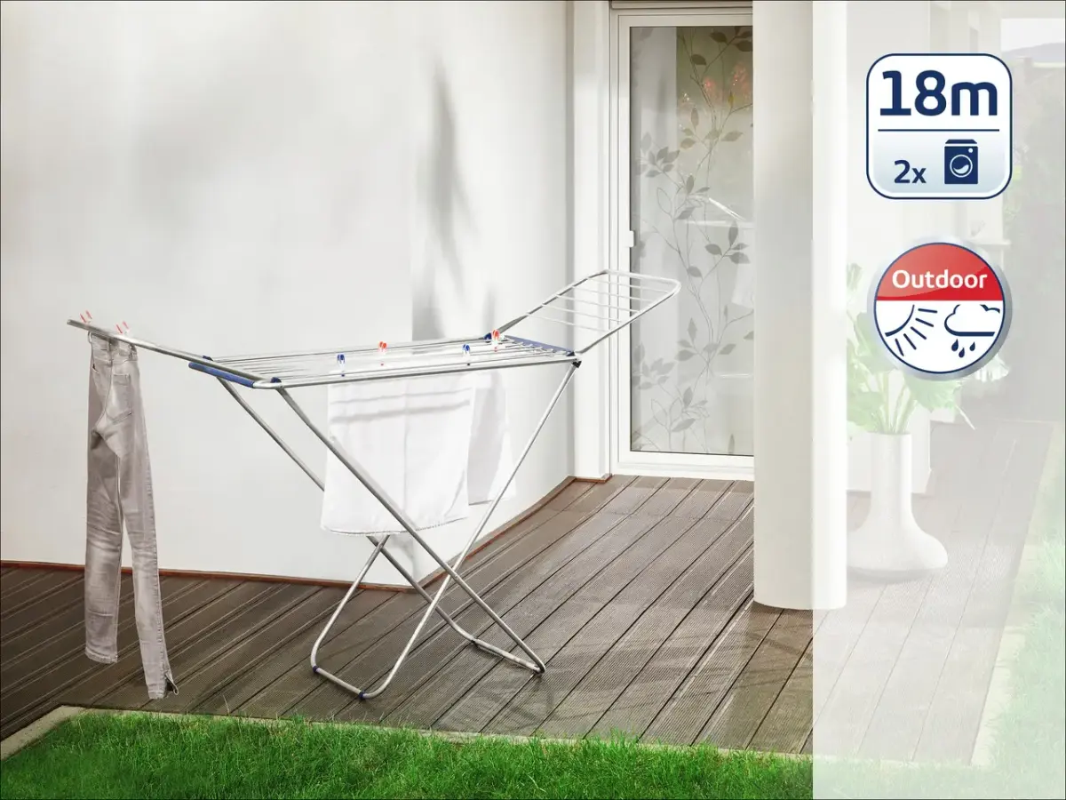 LEIFHEIT Veļas žāvētājs Classic Siena 180 Easy Aluminium
