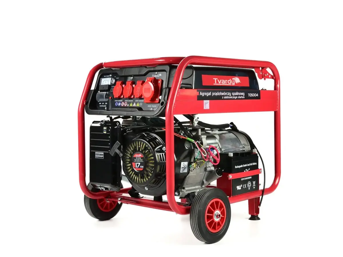 Benzīna ģenerators ar elektrisko startu 17HP 8,5KW