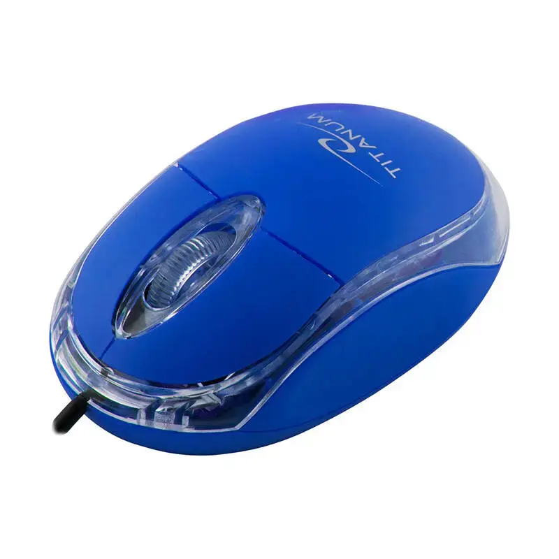 Esperanza TM102B Wired mouse Titanium (blue)