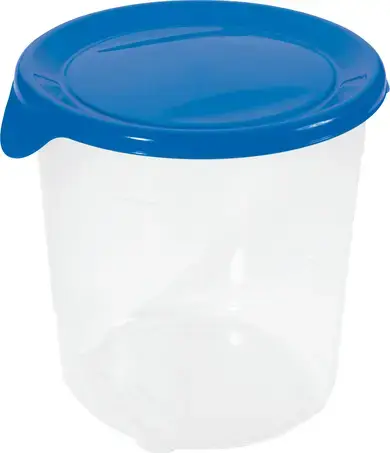 Food container round 1L Fresh&Go blue