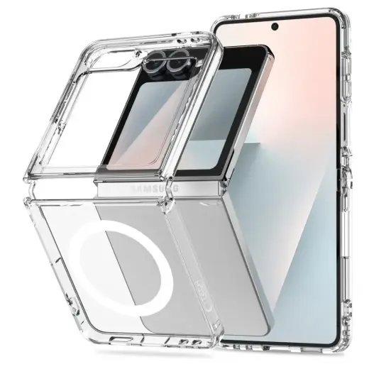 TECH-PROTECT FLEXAIR HYBRID MAGSAFE GALAXY Z FLIP 6 / 7 FE CLEAR