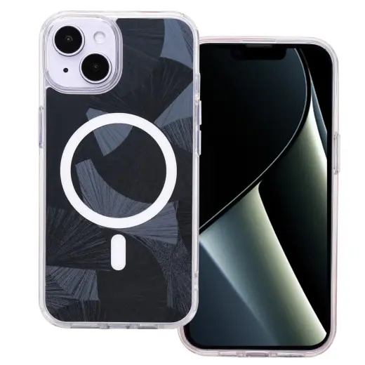 Flash Mag phone case with MagSafe support for iPhone 15 black