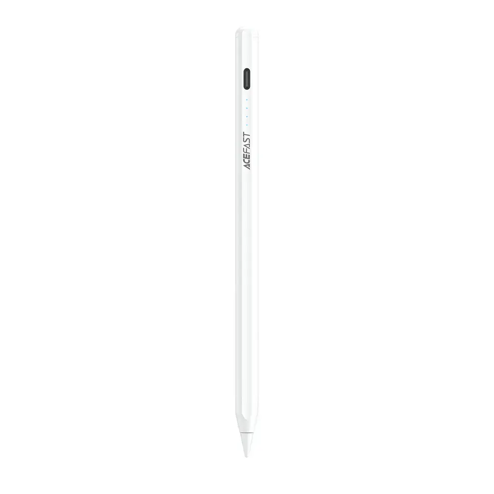 Acefast V1 Universal Capacitive Stylus with 2 Interchangeable Tips - White