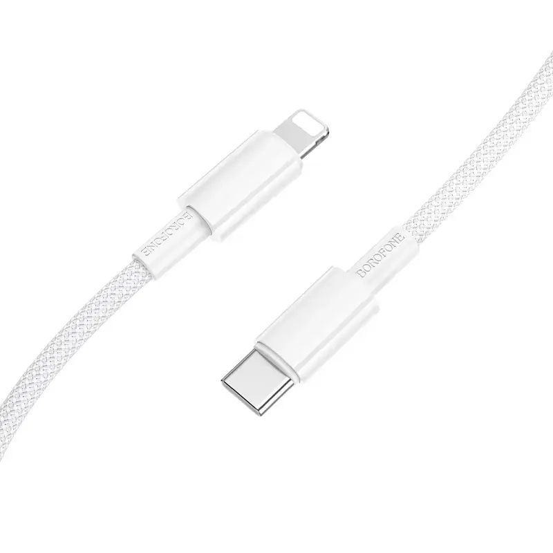 Borofone Cable BX117 Source - Type C to Lightning - PD 27W 1 metre white