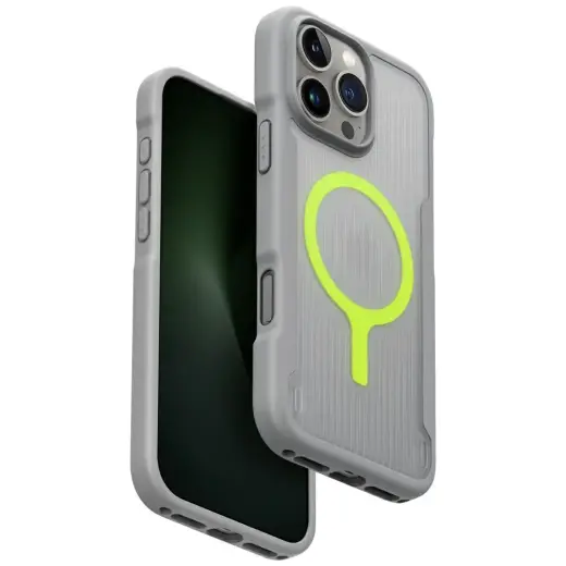 Case UNIQ Combat Active for iPhone 16 Pro Max Magclick Charging gray