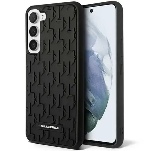 Karl Lagerfeld KLHCS23MRUPKLPK S23+ S916 hardcase czarny|black 3D Monogram