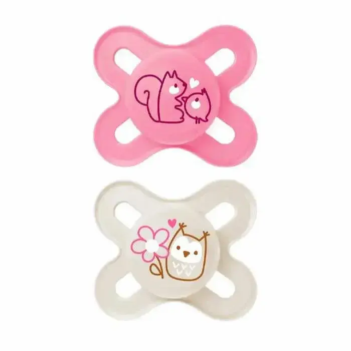 Mam Original Start Silicone 0-2 M 2 Unit Pink Color