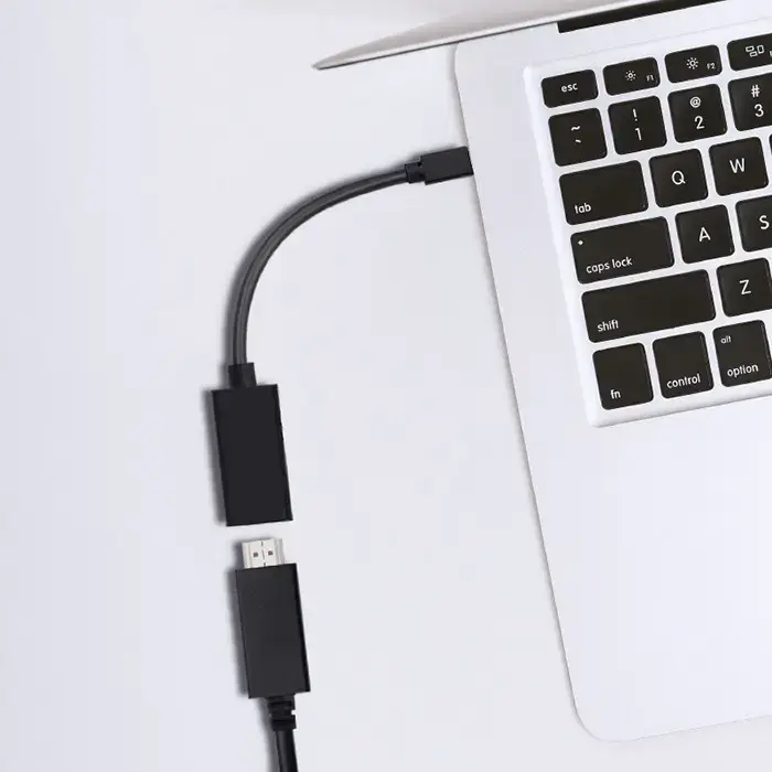 Qoltec Mini DisplayPort v1.1 male | HDMI A female | 4K | 0.2m