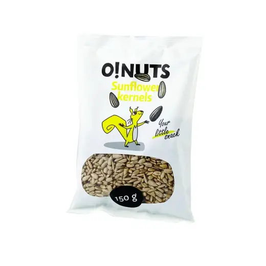Saulespuķu sēklas O!NUTS, lobītas, 150 g