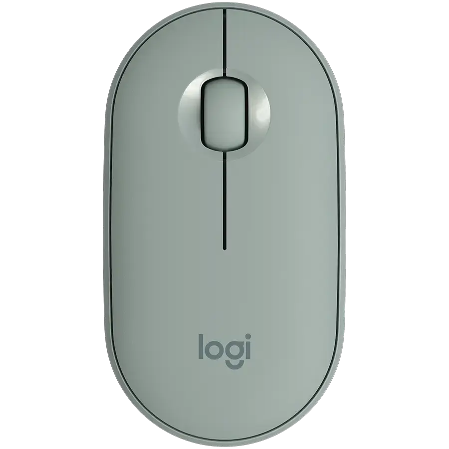 LOGITECH M350 Pebble Bluetooth Mouse - EUCALYPTUS