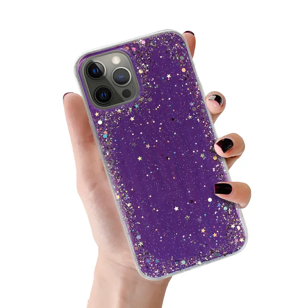 Brilliant Clear Case for Iphone 12/12 Pro Purple