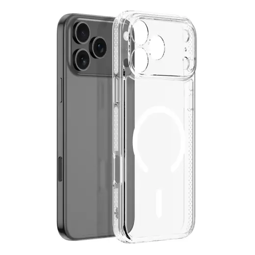 Dux Ducis Clin Mag чехол с поддержкой MagSafe для телефона iPhone 17 Pro Max прозрачный