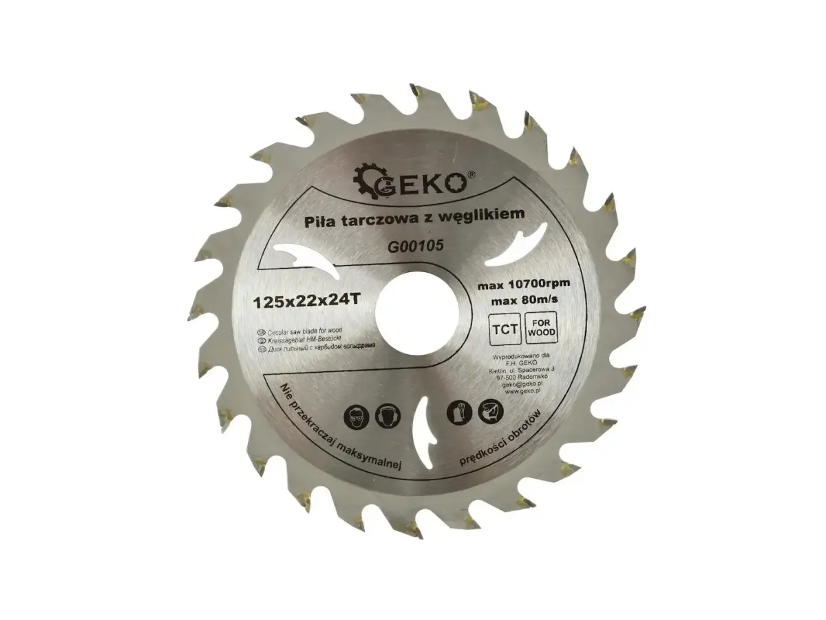 TCT ketassae tera puidule 125x22x24T
