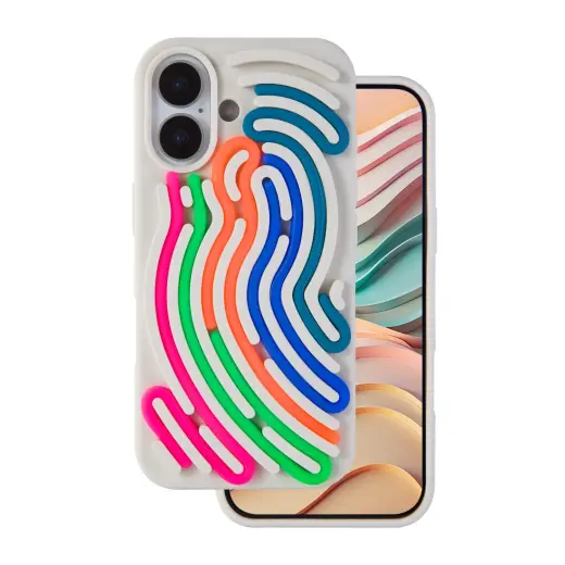 DIY Snake maciņš telefonam iPhone 16 bēšs