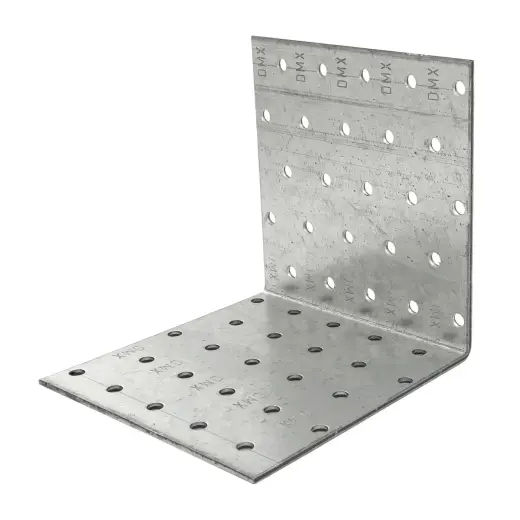 Angle bracket KM13 100x100x100x2mm, wide corner mounting
