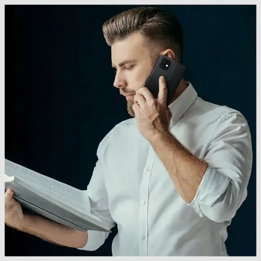 ЗАЩИТНЫЙ КОШЕЛЕК XIAOMI REDMI 14C | POCO C75 ЧЕРНЫЙ Фото num