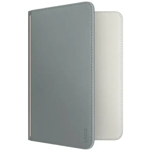 Etui na paszport UNIQ Belmont blokada     RFID zielony kość słoniowa