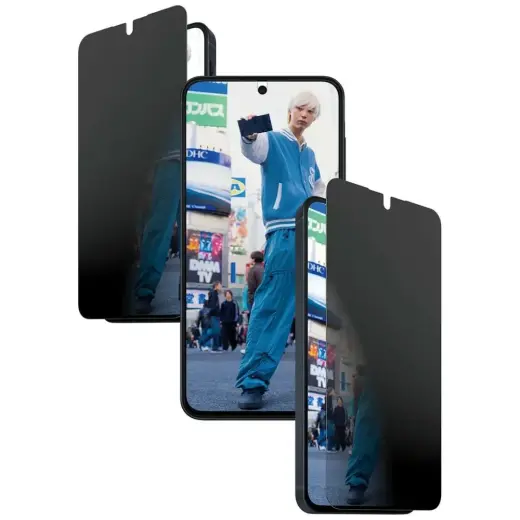 PanzerGlass Ultra-Wide Fit Privacy tempered glass for phone Samsung Galaxy A57 (A576) (privacy effect) (under-display fingerprint compatible)