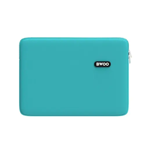 BWOO neoprene laptop bag size 15" light blue