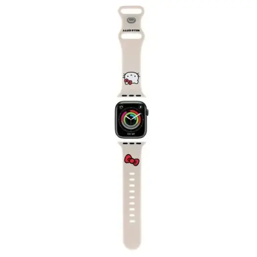 Hello Kitty nutikella rihm Apple Watch (38/40/41 mm) jaoks | silikoonist | beež