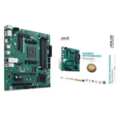 ASUS Pro B550M-C|CSM - motherboard - micro ATX - Socket AM4 - AMD B550