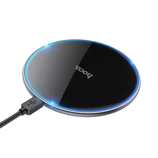 HOCO CW6 PRO bezvadu lādētājs | Qi | 15W | melns
