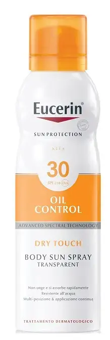 Eucerin Transparent Sun Oil SPF 30 Dry Touch - 200ml