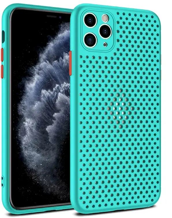 Fusion Breathe Case Silikona Aizsargapvalks Priekš Apple iPhone 7 | 8 | SE 2020 | 2022 Mentola
