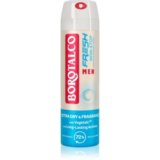 Borotalco Non-Stop Fresh MEN Deodorant Spray for Men Fragrance Oceanic Woods 150 Ml