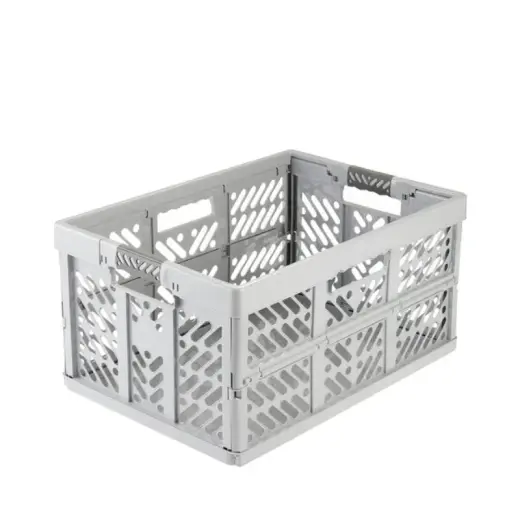 Folding box with load capacity up to 50kg Ben 54x37x28cm 45L grey
