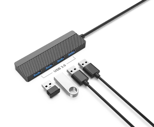 EGA H2 USB-C to 4 x USB 3.0 splitter 5 Gbps black (EU Blister)