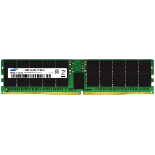 SAMSUNG 32GB DDR5 6400MHz CL52 ECC RDIMM 2Rx8