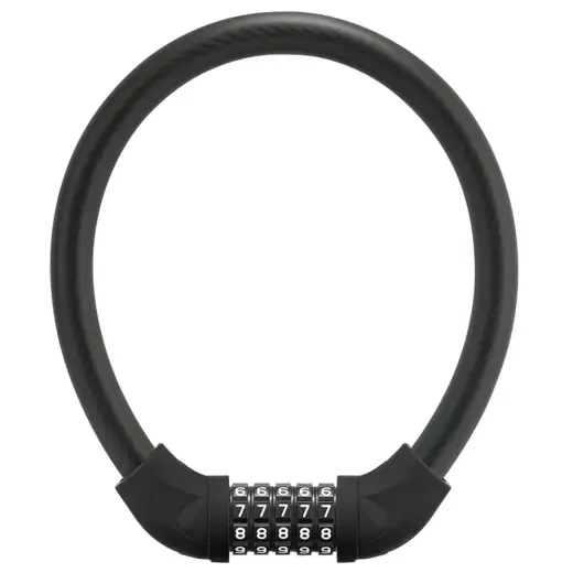 Zapięcie rowerowe Rockbros RKS570-RD – linka stalowa, szyfr