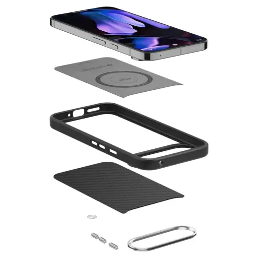 SPIGEN ENZO ARAMID GOOGLE PIXEL 9 PRO XL МАТОВЫЙ ЧЕРНЫЙ
