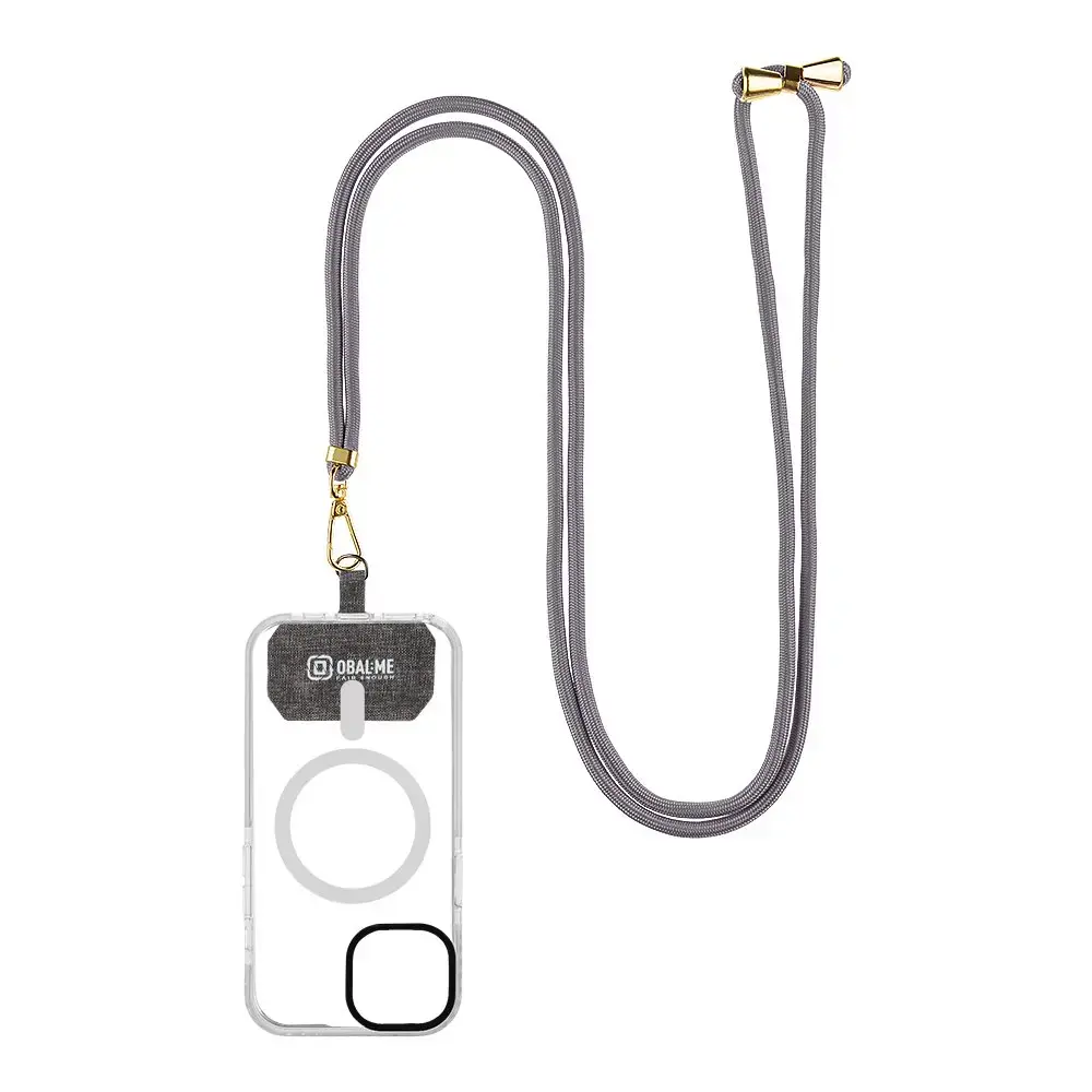OBAL:ME NeckTag Allure Rope for Mobile Phone Dark Grey