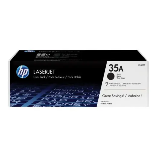 HP Cartridge No 35A HP35A HP 35A Black Schwarz (CB435A)