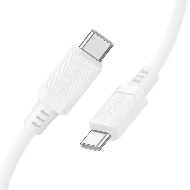 Borofone BX115 Lotto data transfer and charging cable | USB-C to USB-C | 60W | 1m | white