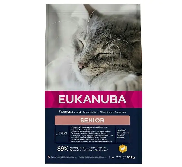 Sausā barība kaķiem - Eukanuba CAT Senior TOP CONDITION 7+ Chicken 10 kg