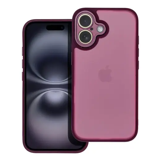 VARIETE telefono dėklas iPhone 16 violetinis