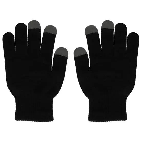 Gloves for touch screens design 1 BLACK