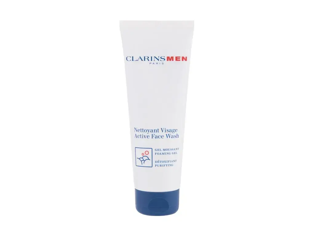 Clarins Men Active Face Wash Cleansing Mousse 125 ml