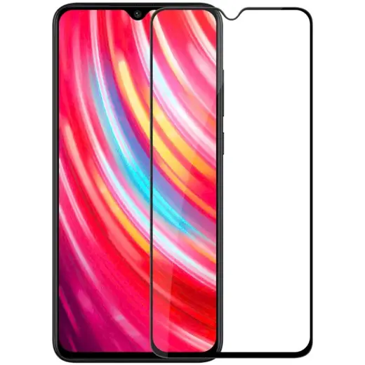 Fusion Full Glue 5D Защитное стекло на весь экран с рамкой для телефона Xiaomi Redmi Note 8 Pro черное