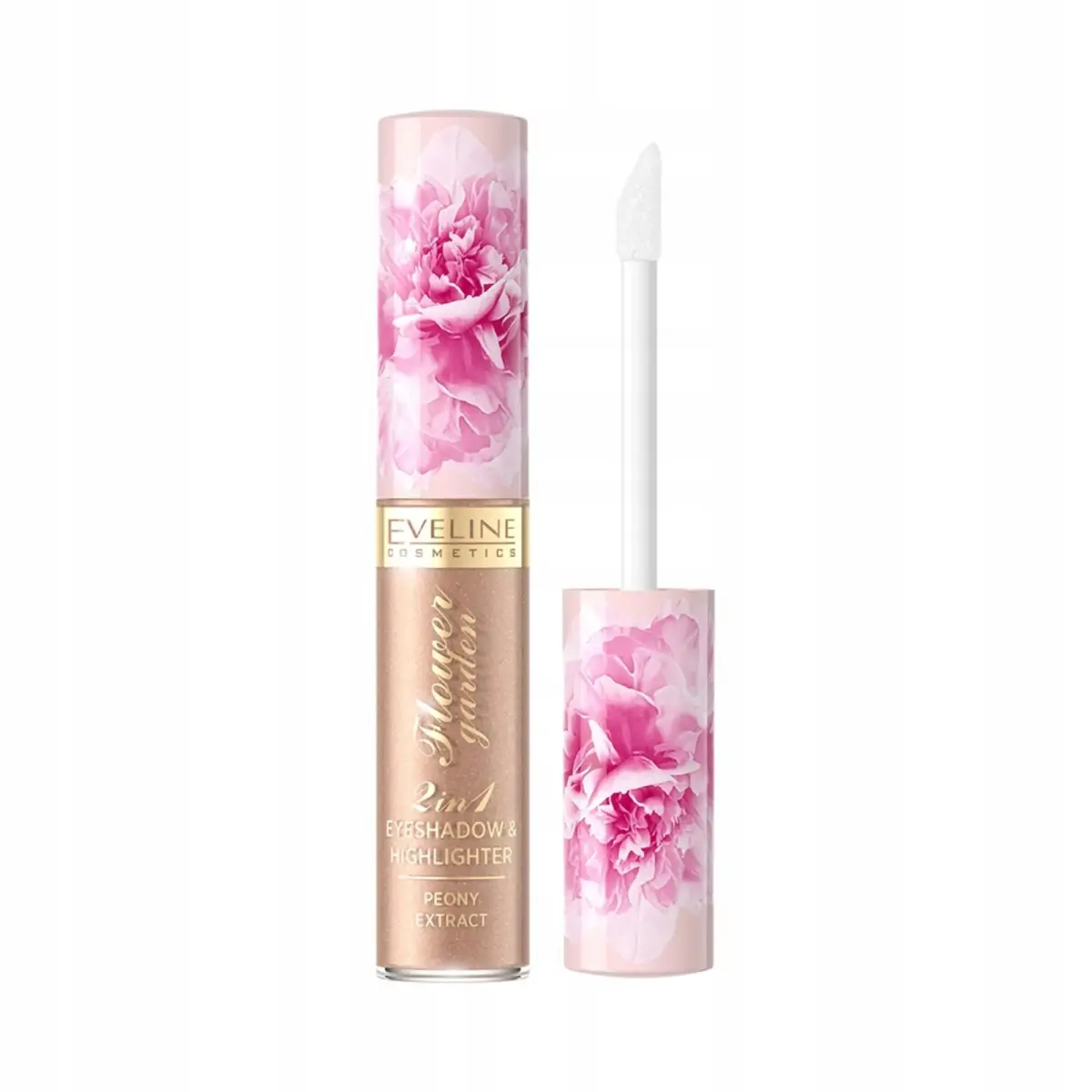 Eveline Cosmetics, Flower Garden, Illuminating, Liquid Eyeshadow, 02, 6.5 ml